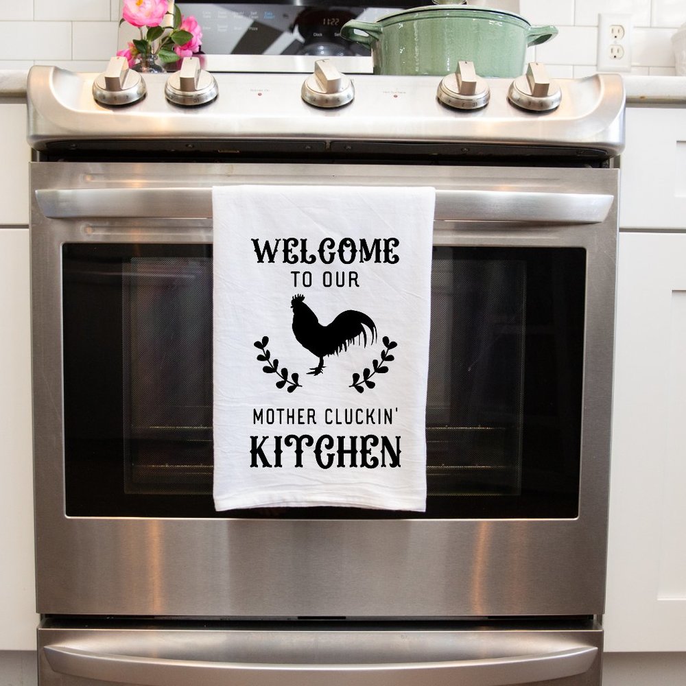 Farmhouse Kitchen Tea Towels Decorative House Warming Gifts Home Handmade Decor